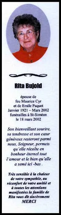 Rita Bujold