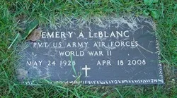 Emery Emory A. (Private)LeBlanc