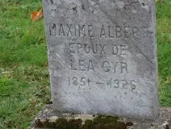 Maxime (lignée acadienne) Albert