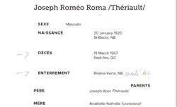 Roméo dit Roma Thériault