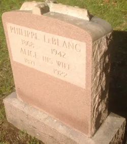 Philippe-Thomas (jumeau) LeBlanc