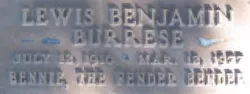 Lewis Benjamin dit Bennie Burrese