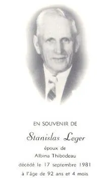 Stanislas Stanley dit Tanis Léger