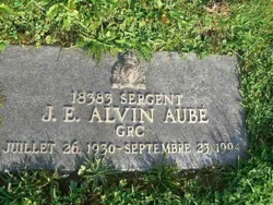 Alvin J.E. (sergent de la GRC-RCMP) Aubé