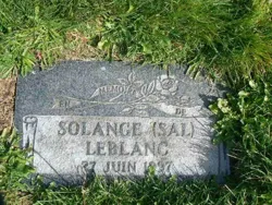 Sr Solange dit Sal LeBlanc