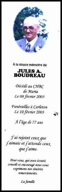 Jules Boudreau